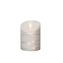 Konstsmide Christmas Julepynt|Led Stearinlys > LED-vokslys hvid Lysfarve varm hvid 14 cm