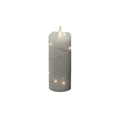Konstsmide Christmas Julepynt|Led Stearinlys > LED-vokslys hvid Lysfarve varm hvid 12,7 cm