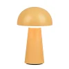 Reality Leuchten Dekorationsbelysning|Terrassebelysning > Lennon LED-bordlampe, IP44, batteri, Touchdim gul
