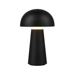 Reality Leuchten Dekorationsbelysning|Terrassebelysning > Lennon LED-bordlampe, IP44, batteri, Touchdim sort