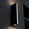 LUTEC Væglamper > Leo udendørs LED-væglampe, up-/downlight, sort