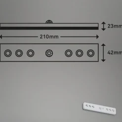 Briloner Underskabsbelysning > Lero Indoor LED-underskabslampe, sensor, batteri