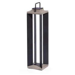 Solcelle Lampe Med Sensor|Sokkellamper Med Sensor ^ Les Jardins LED-solcellelanterne Teckalu, grå/sort, 60 cm