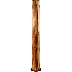 Gulvlamper ^ LeuchtNatur Lucerna gulvlampe, nøddetræ/sort