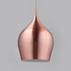 Searchlight Pendellamper > Levende pendel, Ø 26 cm, metallic pink