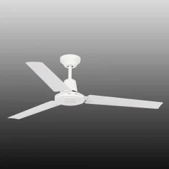 Loftventilatorer ^ FARO BARCELONA Lige hvid loftventilator ECO INDUS