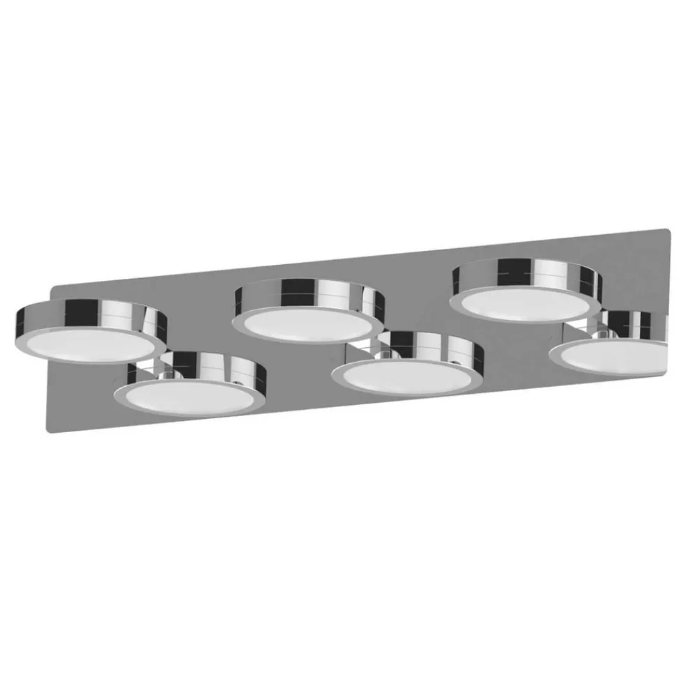 LIGHTME Væg- Og Spejllamper > Aqua down LED-spejllampe, krom, 3 lyskilde