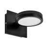LIGHTME Væg- Og Spejllamper|Væglamper > Aqua down LED-væglampe 1 lyskilde sort