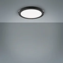 Loftlamper|Indbygningsspots ^ LIGHTME Aqua Plano LED indbygningslampe IP44, sort