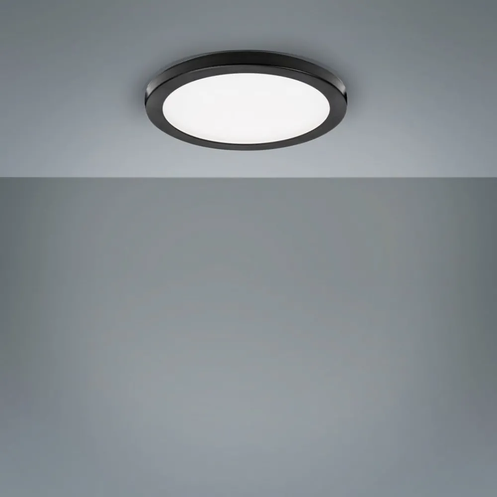 Loftlamper|Indbygningsspots ^ LIGHTME Aqua Plano LED indbygningslampe IP44, sort