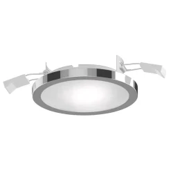 Loftlamper ^ LIGHTME Aqua Pur LED-indbygningsspot Ø11,2 cm krom