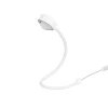 LIGHTME Arbejdsrum/Kontor > bordlampe Powerlens Snake, hvid, fleksibel arm