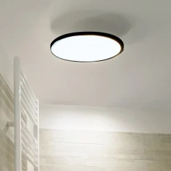 Loftlamper ^ LIGHTME LED-loftslampe Aqua Ø 30,2 cm sort