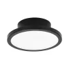 Loftlamper ^ LIGHTME LED-loftslampe Aqua Ø 14,7 cm sort