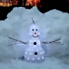 STAR TRADING Dekorationsbelysning|Julepynt > Lille LED-figur Crystal Snowman til udendørs brug