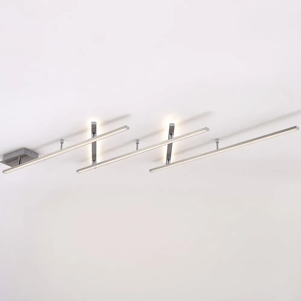 Lindby Loftlamper > Acia LED-loftlampe, nikkel