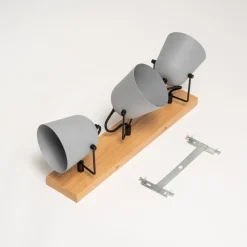 Lindby Loftlamper|Loftlamper > Adalin loftlampe, 3 lyskilder, grå