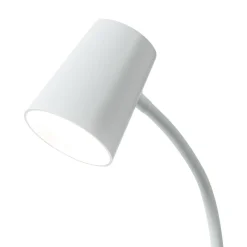 Lindby Arbejdsrum/Kontor|Bordlamper > Ailina LED-bordlampe, klemmefod, hvid