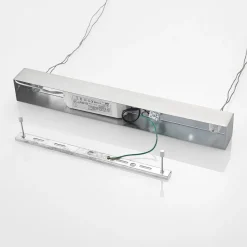 Lindby Pendellamper|Pendellamper > Alimara LED-hængelampe i træ, træ, længde 138 cm