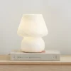 Pendellamper|Bordlamper ^ Lindby Andriana bordlampe, hvid, glas, Ø 15 cm