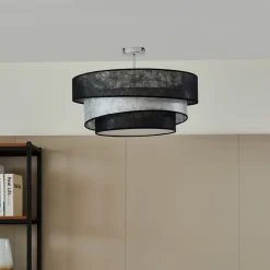 Lindby Loftlamper|Loftlamper > Ayvira loftlampe, sort, sølv