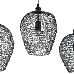 Lindby Pendellamper > Benja pendellampe, 3 lyskilder, sort