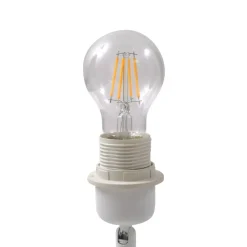 Lindby Pendellamper|Bordlamper > bordlampe Aelith, Ø 30 cm, hvid, keramik, E27