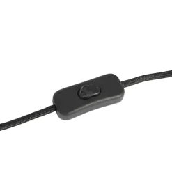 Lindby Bordlamper > bordlampe Aralena, sort/guld, højde 26,5 cm