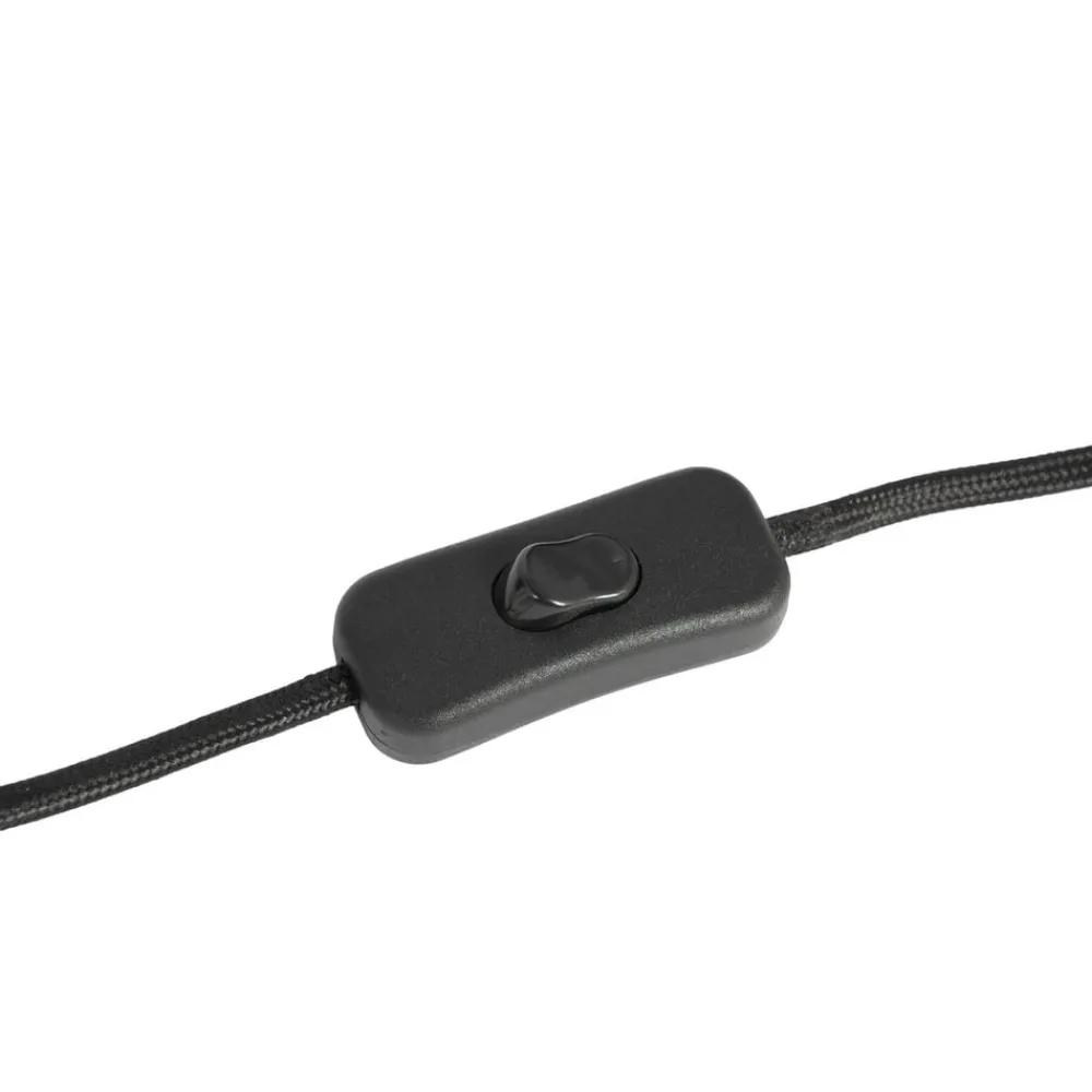 Lindby Bordlamper > bordlampe Aralena, sort/guld, højde 26,5 cm