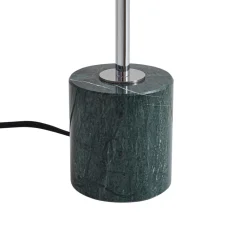 Lindby Pendellamper|Bordlamper > bordlampe Branford, retro, hvid/grøn opalglas/marmor