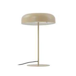 Bordlamper ^ Lindby bordlampe Edion, beige, metal, 45 cm