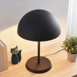 Lindby Bordlamper > bordlampe Idalene, højde 51 cm, sort, metal