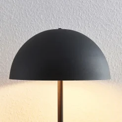 Lindby Bordlamper > bordlampe Idalene, højde 51 cm, sort, metal