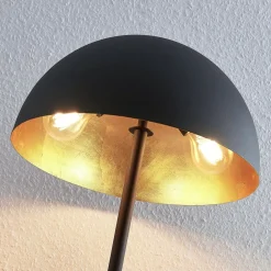 Lindby Bordlamper > bordlampe Idalene, højde 51 cm, sort, metal