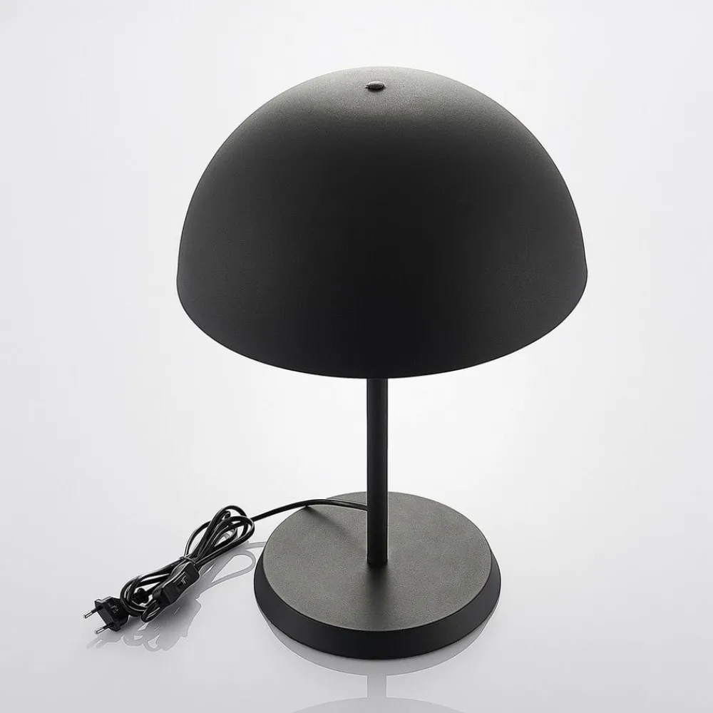 Lindby Bordlamper > bordlampe Idalene, højde 51 cm, sort, metal