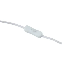 Lindby Bordlamper > bordlampe Jone, hvid, tekstil, 30 cm