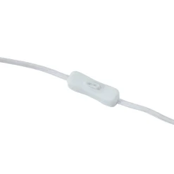 Lindby Pendellamper|Bordlamper > bordlampe Jone, lysebrun, tekstil, 30 cm høj, E27