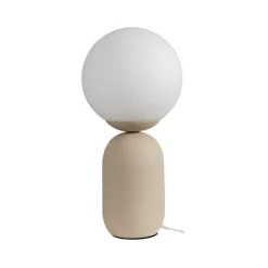 Lindby Pendellamper|Bordlamper > bordlampe Lennes, beige, glas, Ø 20 cm