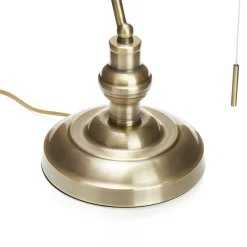 Arbejdsrum/Kontor|Pendellamper ^ Lindby bordlampe Milenka, bronze, højde 38 cm, metal
