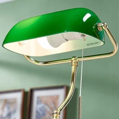 Lindby Arbejdsrum/Kontor|Pendellamper > bordlampe Milenka, messing, højde 39 cm, metal