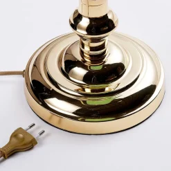 Lindby Arbejdsrum/Kontor|Pendellamper > bordlampe Milenka, messing, højde 39 cm, metal