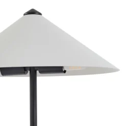 Lindby Bordlamper > bordlampe Norvik, højde 35 cm, sort/grå, metal