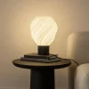 Lindby Bordlamper > bordlampe Nuvia, højde 39,1 cm, hvid, 3D-print