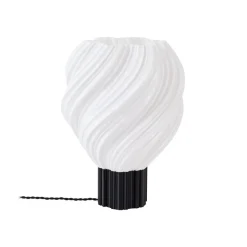 Lindby Bordlamper > bordlampe Nuvia, højde 39,1 cm, hvid, 3D-print