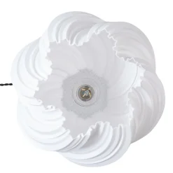 Lindby Bordlamper > bordlampe Nuvia, højde 39,1 cm, hvid, 3D-print
