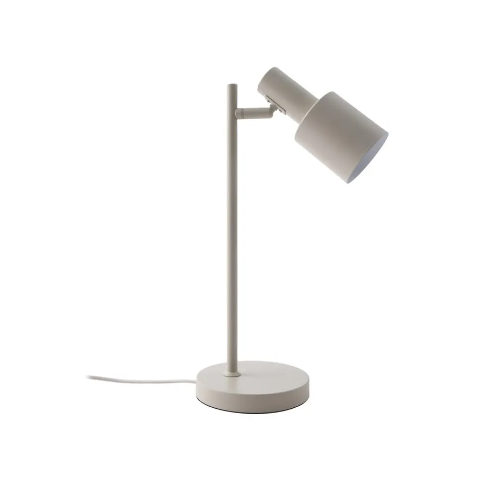 Lindby Arbejdsrum/Kontor|Bordlamper > bordlampe Ovelia, beige, metal, E27