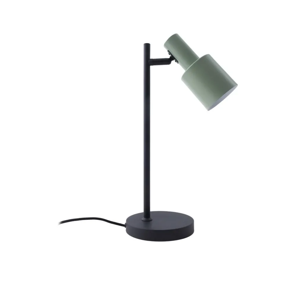 Lindby Bordlamper > bordlampe Ovelia, grøn/sort, metal, E27