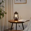Lindby Pendellamper|Bordlamper > bordlampe Raisa, rustfarvet, metal, lygte, E14
