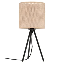 Bordlamper ^ Lindby bordlampe Soula, Ø 20 cm, beige, plast, E27
