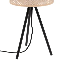 Bordlamper ^ Lindby bordlampe Soula, Ø 20 cm, beige, plast, E27